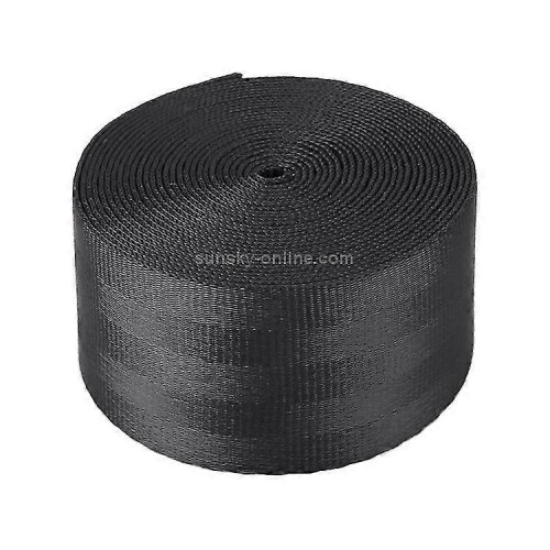 (Black) Aangepaste polyester autogordel, racegordel, lengte: 3,6 m 2