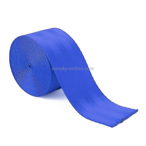 (Blue) Aangepaste polyester autogordel, racegordel, lengte: 3,6 m 1