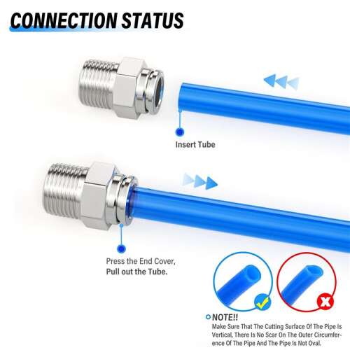 Push-to-Connect Fittings High-Temperature Quick Coupler1 2