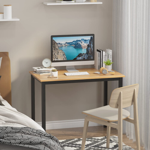 100CM Computer Desk Large Laptop PC Office Desk Home Study Table Workstation UK 1