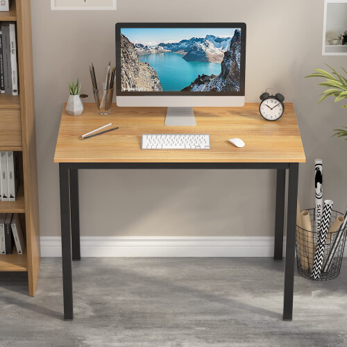 100CM Computer Desk Large Laptop PC Office Desk Home Study Table Workstation UK 2