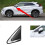 For  Eclipse  2018-2021 Side Mirror Triangle  Corner Cover Triangle Window Garnish Panel 7407A521 L 3