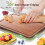 Stainless Steel & Wood Cutting Board - Dual-Sided, Scratch for Kitchen 8