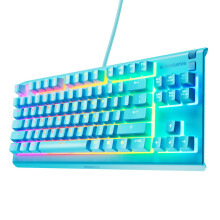 SteelSeries Apex 3 TKL - Gaming Keyboard - Tenkeyless Compact Form Factor - Silent Gaming Keyboard - 8-Zone RGB Illumination - IP32 Water & Dust Resi