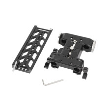 6 Icnh C3683 Tilta-Standard Dovetail Plate 15mm Sliding Bridge Quick Release Plate Clamp for DSLR Mirrorless Camera Rig