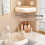 Wall-Mounted Aluminum Bathroom Shelf with No Drill Suction Cup Adhesive 5