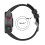 (White) Λουράκι ρολογιού σιλικόνης συμβατό με Garmin Fenix 5s 20mm 4