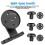 Angle Adjustable Bicycle Stem Mount Rack for  Bryton Wahoo Bike Computers Aluminum Handlebar Stand for Headlight 4