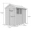 5 x 7 Apex Shed Tanalised (Single Door, With Windows) 4
