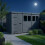 12x5 Pent Composite Shed (Single Door, With Windows) 3