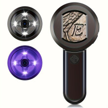(HM020) Handheld Digital Microscope with 2-Inch IPS Screen, 1000X HD Microscope for Plants, PCB (PC View), Non-Medical Use