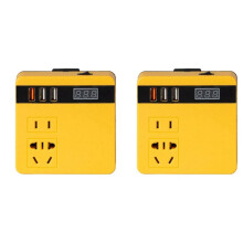 2X Multifunction Power Inverter 18V to 220V Inverter Adapter Power Supply Inverter for 18V 20V Battery
