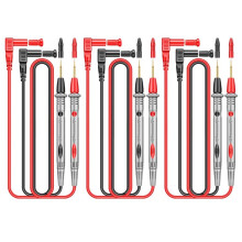 3 Stuks PT1005B Multimeter Testkabels 1000V 10A Universele Naaldpunt Multifunctionele Elektrische Tester