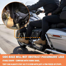 Zubehör für Touring Modelle Street Glide 2014-2024: Hitzeschutzblech für Den Seitentank, Wasserdichte Aufbewahrungsbox
