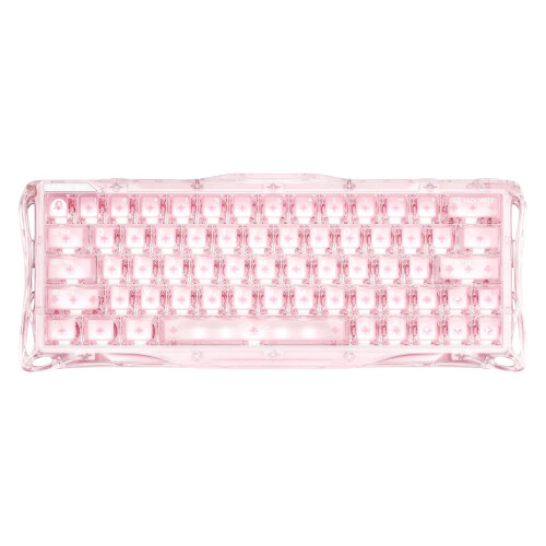 (Crystal Rose) GravaStar Mercury V60 - Hall Effect Magnetic Switch Wired Gaming Keyboard 1