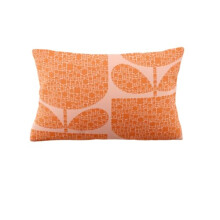 Orla Kiely Bedding - Block Garden Orange Sorbet 100% Cotton Duvet Cover Set 200 Thread Count (Standard Pillowcase Pair: 50cm x 75cm)