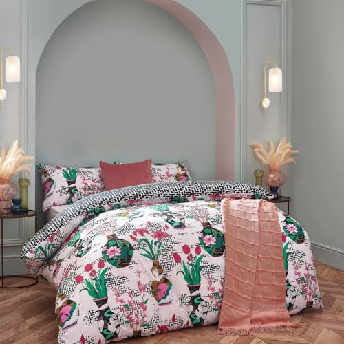 furn. Ishiko Duvet Cover Set - King - White 1