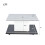 Table basse en verre laqué, table mobile sur roulettes pivotantes 3
