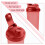 Mr. Pen- Bottiglie Shaker per Proteine, 28 oz, 2 Pezzi, Blu Chiaro & Rosso 4