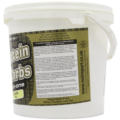Nutrisport Protein + Complex Carbs Vanilla 5kg 1