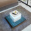 Table basse en verre laqué, table mobile sur roulettes pivotantes 11