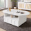 Table basse en forme de nuage avec tiroirs et niches de rangement 9