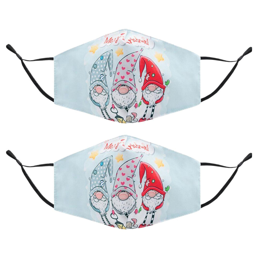 Aquarius 2X Termin8 Merry Christmas Design Breathable Masks- Design 6