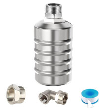1/2Inch 3/4Inch Water Float Valve, Stainless Steel Fully Automatic Water Level Control, Automatic Water Level Controller