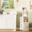 Dripex (Large Door) 3 Tier Bathroom Floor Cabinet 3