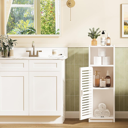 Dripex (Large Door) 3 Tier Bathroom Floor Cabinet 2