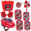 MARVEL Spider-Man Red windmill for bicycle handlebars, scooters, for children (A) 5