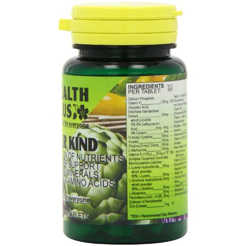 Health Plus Liver Kind One-a-day Multi Nutrient Liver Support Supplement - 30 Tablets 1