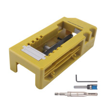 Door Hinge Template Door Hinge Router Template Removable Inserts Included Cabinet Hinge Jig Stable Fit for 3-5in Length
