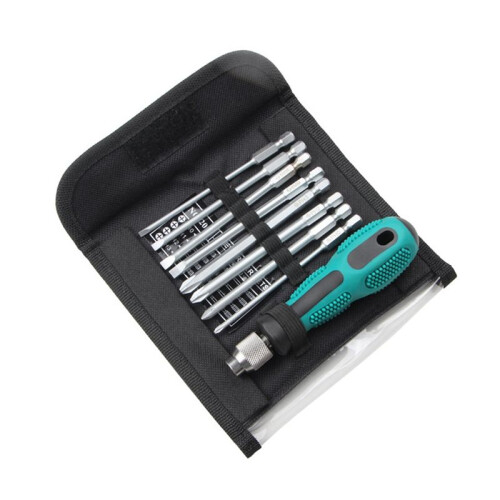 9-In-1 Screwdriver Set Maintenance Tools Eight-Bit Screwdriver Portable Set Carry- Bag