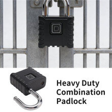 Heavy Duty Combination Padlock, Outdoor Padlock, Mechanical Combination Lock for Lockers,Gates(Black)