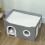PawHut PawHut Cat Cave with Fluffy Ball and Scratch Pad for Indoor Pets 8