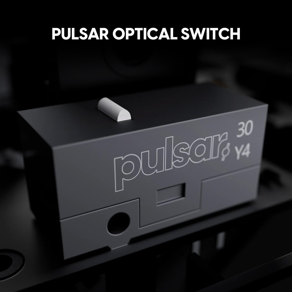 Pulsar Gaming Gears X2 Crazylight Wireless Gaming Mouse, Ultra Lightweight 1.23 Oz (35G), Optical Switch, 32000 Dpi, 750 Ips, Xs-1 Sensor, 8K Compati 5001087373747