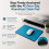 AQ Aluminium Non Slip Mouse matt - Blue 3