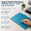AQ Aluminium Non Slip Mouse matt - Blue 4