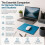 AQ Aluminium Non Slip Mouse matt - Blue 5