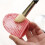3x Envie Silicone Egg Sponge Scrubber Make-Up Brush Cleaner - Pink 2