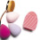 3x Envie Silicone Egg Sponge Scrubber Make-Up Brush Cleaner - Pink 3