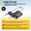 Combination Padlock Outdoor, Waterproof Heavy Duty Padlock with Code, Multifunctional Adjustable Long Padlock- Black 5