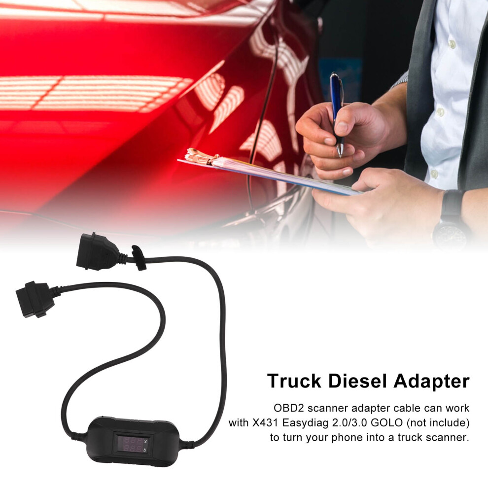 Heavy Duty 12-24V Obd2 Cable For X431 Scanner 7293282898745