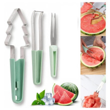Vattenmelonskivare i Rostfritt Stål, Vattenmelonfräs, Rostfritt Stål för en Mängd Olika Vattenmeloner, Cantaloupemelon, Honungsmelon