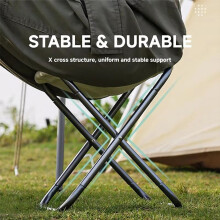 Ultra Light 7075 Aluminum Alloy Folding Camp Stool Portable Compact Durable Outdoor Stool for Camping Hiking Fishing