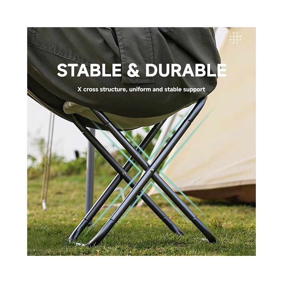 Ultra Light 7075 Aluminum Alloy Folding Camp Stool Portable Compact Durable Outdoor Stool for Camping Hiking Fishing