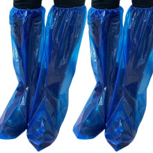 20 Paires de Couvre-Chaussures de Pluie Jetables en Plastique éPais ImperméAbles pour Femmes