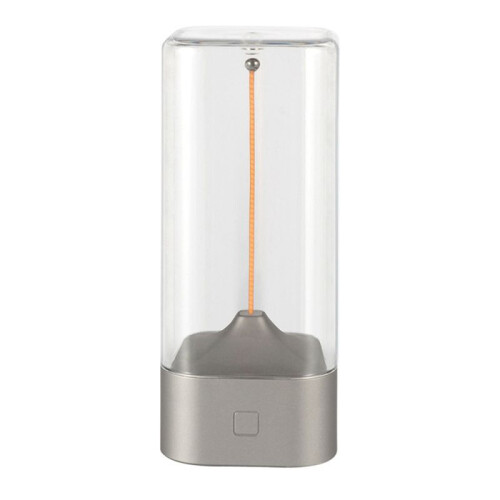 Touch Sensor Touch Control Desk Lamp Three-Level Dimmable LED Light Small Night Light Usb Charging Magnetic Light Grey