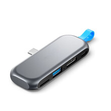 Ventions 4 em 1 Portátil USB 3.2 Gen2 4K 60Hz -Compatível com Hub PD 100W Adaptador de Carregamento Docking Station